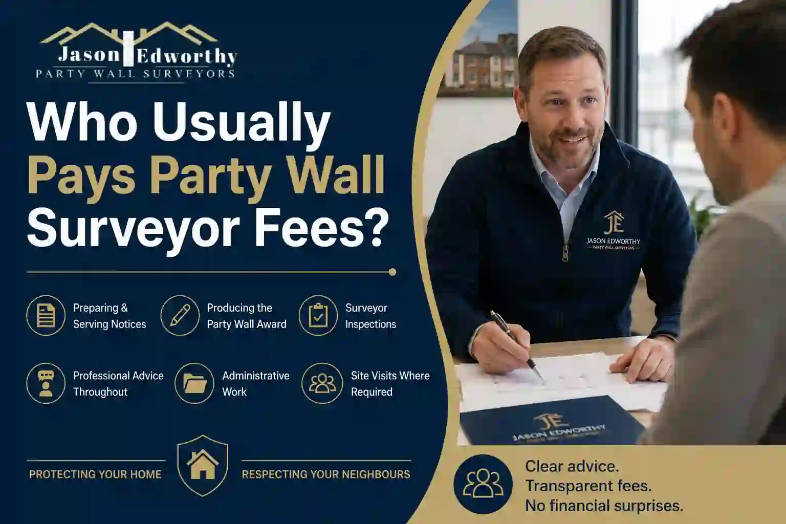 Who Usually Pays Party Wall Surveyor Fees Chippenham?