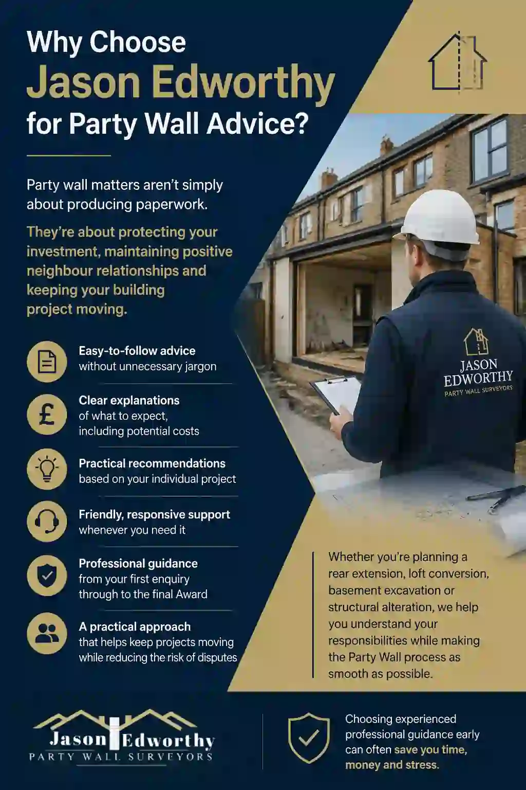 Why Choose Jason Edworthy for Party Wall Advice Chippenham?